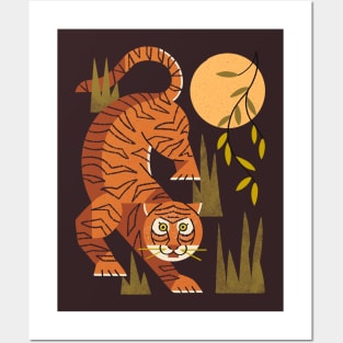 Tiger Moon Posters and Art